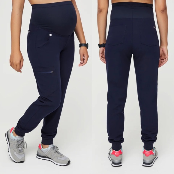 Figs Pants & Jumpsuits Figs Maternity Zamora Jogger Scrub Pants In Navy Poshmark